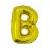 Balon foliowy złoty litera B (35 cm)